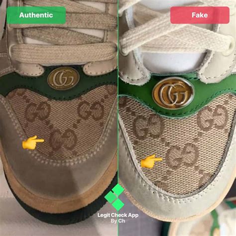 gucci sneakers fake vs real box|Gucci knock off heels.